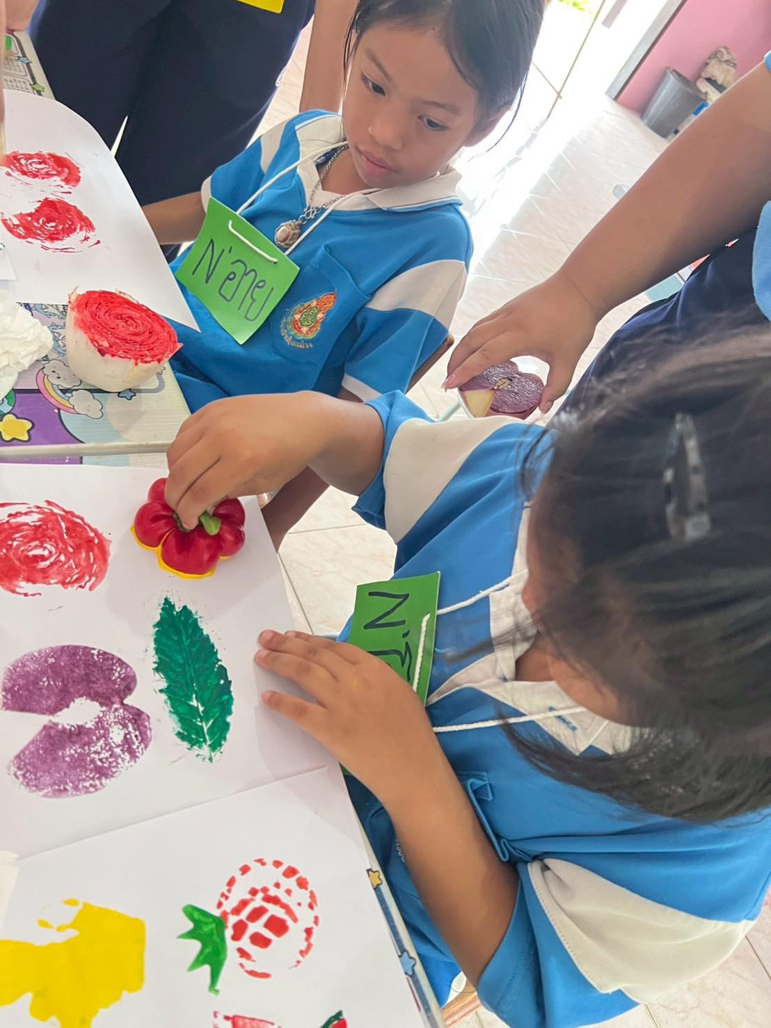 ค่ายศิลปะบูรณาการกับสาระการเรียนรู้สำหรับนักเรียนระดับประถมศึกษา ณ โรงเรียนบ้านโนนม่วง