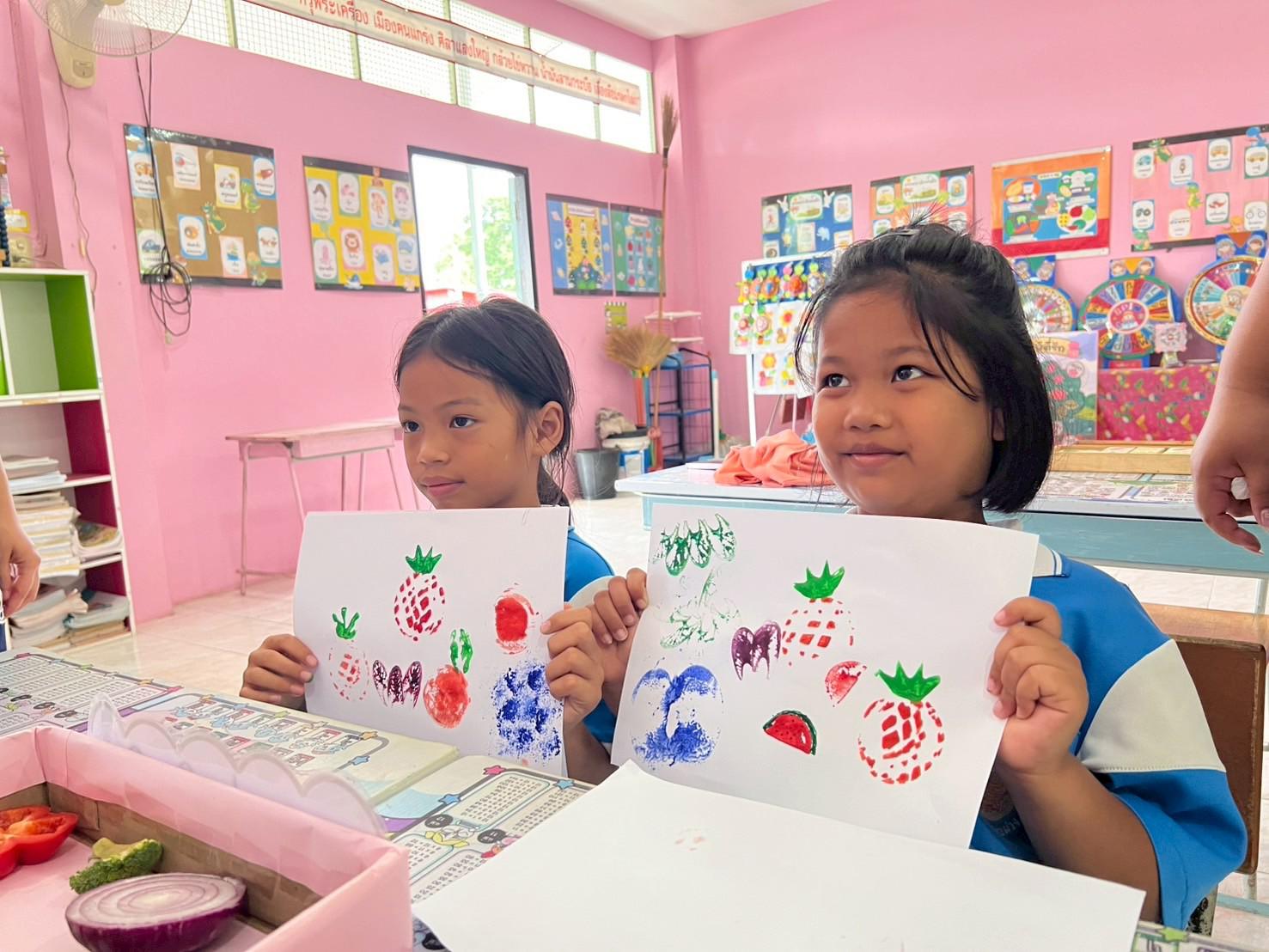 ค่ายศิลปะบูรณาการกับสาระการเรียนรู้สำหรับนักเรียนระดับประถมศึกษา ณ โรงเรียนบ้านโนนม่วง