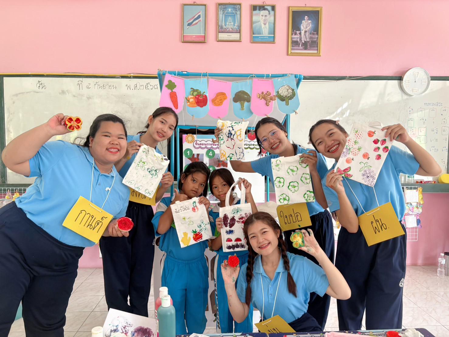 ค่ายศิลปะบูรณาการกับสาระการเรียนรู้สำหรับนักเรียนระดับประถมศึกษา ณ โรงเรียนบ้านโนนม่วง