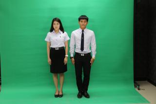 28. [20/08/60] ภาพถ่ายตัวแทนนายแบบและนางแบบนักศึกษาโปรแกรมวิชาการประถมศึกษา เพื่องานประชาสัมพันธ์โปรแกรมวิชาฯ ณ ห้องปฏิบัติการสตูดิโอ ชั้น 4 อาคารนวัตกรรมการศึกษา