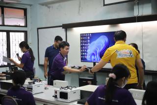 16. การอบรมเชิงปฏิบัติการ "ช่างไฟฟ้าเบื้องต้นสำหรับครูในโรงเรียนพื้นที่ห่างไกล และการบูรณาการเรียนการสอนสาระการเรียนรู้วิทยาศาสตร์”  วันที่ 27 มีนาคม 2566