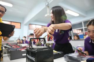 59. การอบรมเชิงปฏิบัติการ "ช่างไฟฟ้าเบื้องต้นสำหรับครูในโรงเรียนพื้นที่ห่างไกล และการบูรณาการเรียนการสอนสาระการเรียนรู้วิทยาศาสตร์”  วันที่ 27 มีนาคม 2566