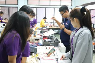 86. การอบรมเชิงปฏิบัติการ "ช่างไฟฟ้าเบื้องต้นสำหรับครูในโรงเรียนพื้นที่ห่างไกล และการบูรณาการเรียนการสอนสาระการเรียนรู้วิทยาศาสตร์”  วันที่ 27 มีนาคม 2566