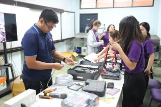 96. การอบรมเชิงปฏิบัติการ "ช่างไฟฟ้าเบื้องต้นสำหรับครูในโรงเรียนพื้นที่ห่างไกล และการบูรณาการเรียนการสอนสาระการเรียนรู้วิทยาศาสตร์”  วันที่ 27 มีนาคม 2566