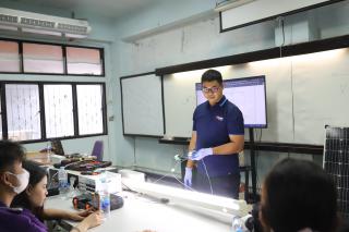 157. การอบรมเชิงปฏิบัติการ "ช่างไฟฟ้าเบื้องต้นสำหรับครูในโรงเรียนพื้นที่ห่างไกล และการบูรณาการเรียนการสอนสาระการเรียนรู้วิทยาศาสตร์”  วันที่ 27 มีนาคม 2566