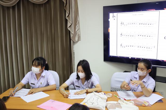 3. 05.07.2566 | การพัฒนาทักษะการอ่านโน้ตสากลสำหรับครูประถมศึกษา นักศึกษาชั้นปีที่ 2 รหัส 65